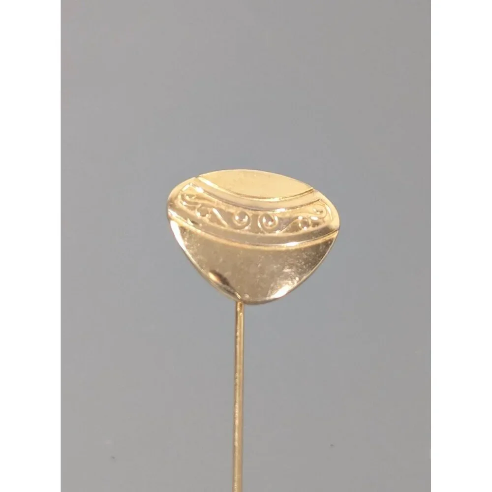 Vintage Gold Tone Scroll Stick Pin Classic‎